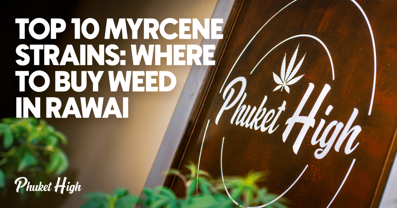 Top 10 myrcene strain: Where to buy weed in Rawai