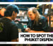 HOW TO SPOT THE BEST PHUKET DISPENSARY - A Phuket High dispensary staff member assisting a customer inside a warm, well-lit cannabis shop.