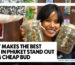 Smiling Phuket High staff member holding up two glass jars of cannabis flower beside the title "What Makes the Best Weed in Phuket Stand Out From Cheap Bud."